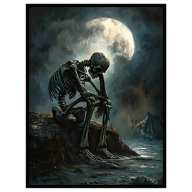 (Depressed Skeleton) - 100ct Matte TCG/MTG Art Card Sleeves