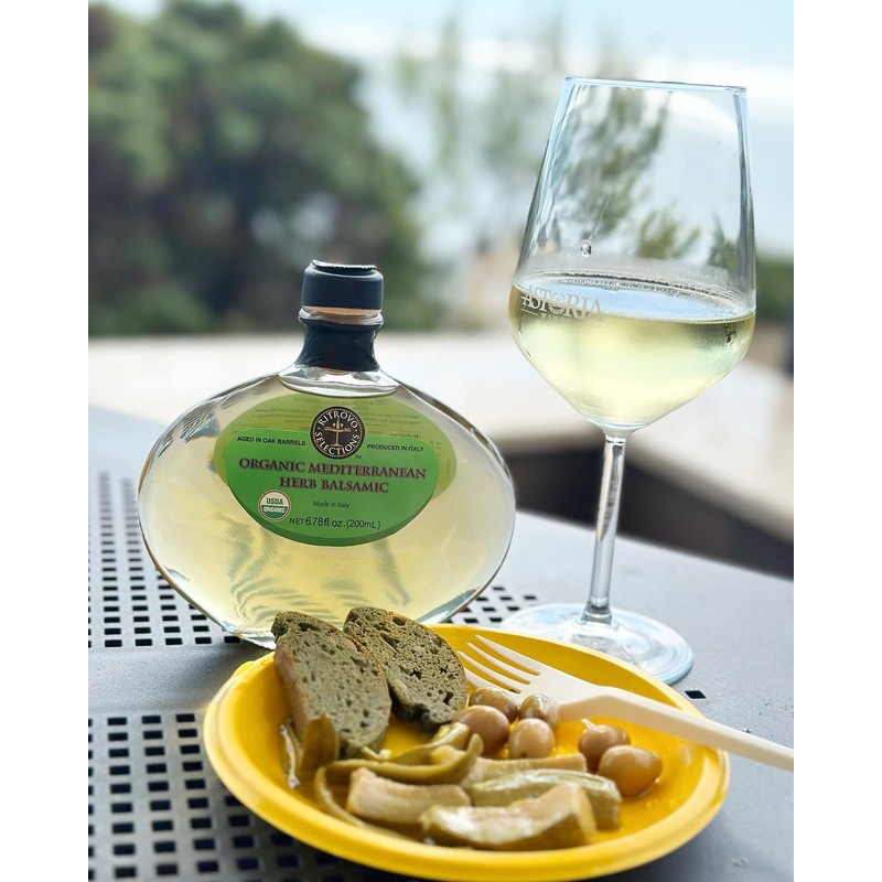 Ritrovo Selections Organic Green Mediterranean Herb Balsamic Vinegar by VR