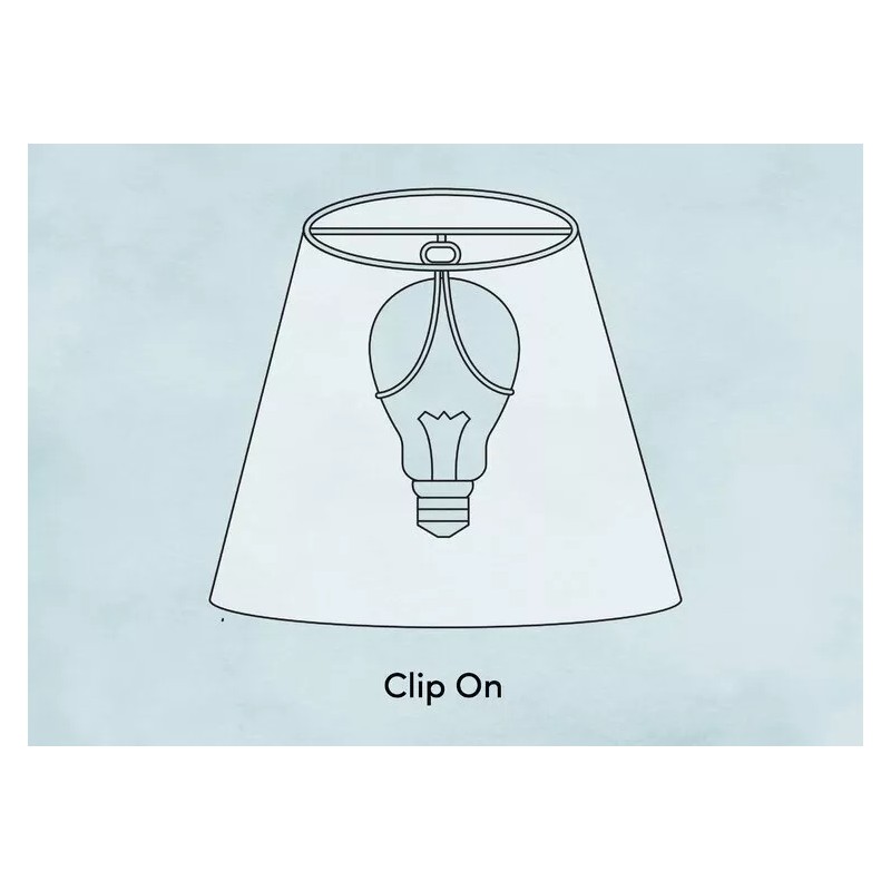 Mestar Decor 8-pack Clip On 5" Small Bell Shades for