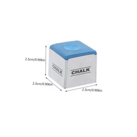Kisangel Billiards Chalk Cubes 12 Pieces Pool Chalk for Snooker Smooth Shots for Tournament Home Use
