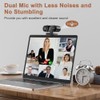 Webcam for PC with Microphone 1080P Full HD Webcam with