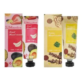 SJM Grain Hand Cream 100ml, 2 Types (120 Units/Box) 02 Grain Hand Cream 8ea