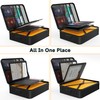 Noiposi Document Organizer with 5200℉ Heat Insulated, 16.1"x11.4"x4.3" Waterproof and