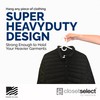 Super Heavy Duty Plastic Hangers, Made in USA, White Super