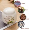Kagrec Handmade Ceramic Small Urn for Human Ashes Keepsake for