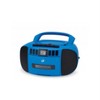 GPX BCA209BU Portable Am/FM Boombox with CD and Cassette Player,
