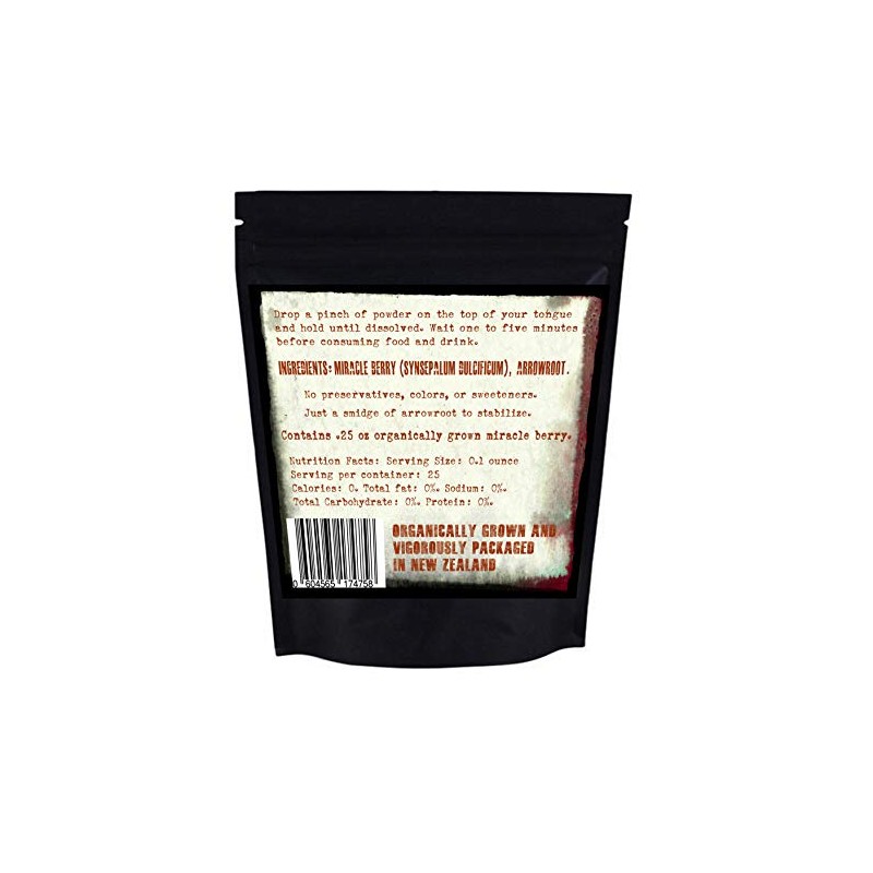ORGANIC MIRACLE BERRY powder – No Carb sweetener - grown