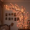 Hmdkepf Cherry LED Tree Branch Lights for Wall, 48/144 LED