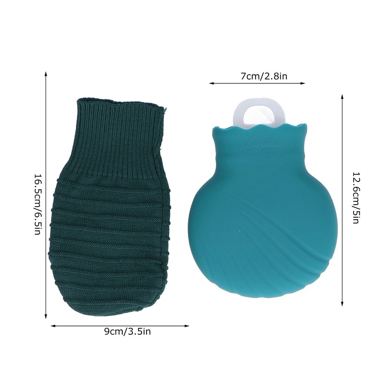 Hot Water Bottle Bag Explosionproof Silicone Hot Water Bottle with