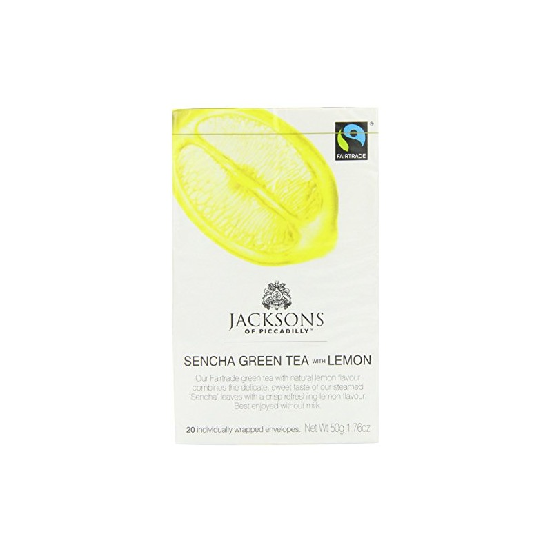 Jacksons Chinese Sencha Green Tea with Natural Lemon (20)
