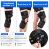 Hinged ROM Knee Brace, Post-Op Knee Immobilizer for Arthritis, ACL