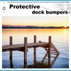 Marsui 4 Pcs Dock Bumpers for Edging Heavy-Duty Marine Boat