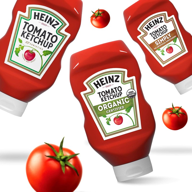 Heinz Organic Tomato Ketchup (32 oz Bottles, Pack of 12)