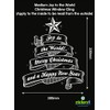 Joy to The World Static Cling Christmas Window Decoration by