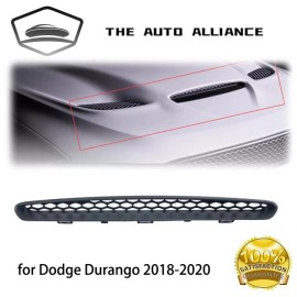 THE AUTO ALLIANCE Center Hood Bezel Scoop Grille Insert for 2018-2020 Dodge Durango 68321446AC NEW