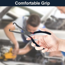 37960 Electrical Disconnect Pliers,8inch Automotive Tools Electrical Connector Pliers,Automotive Electrical Plug Connector Disconnect Tool,Fuel Line Pliers Disconnect Repair Tools (Blue)