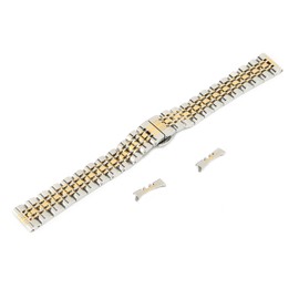 Professional Replacement Watch Band Length Adjustable Watch Strap Accessory Parts Golden12mm / 0.47in