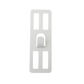 Wall Beauty P-4Shw Wall Hooks for Fixing to Drywall, P-4 White, No Noticeable Marks, Set of 2