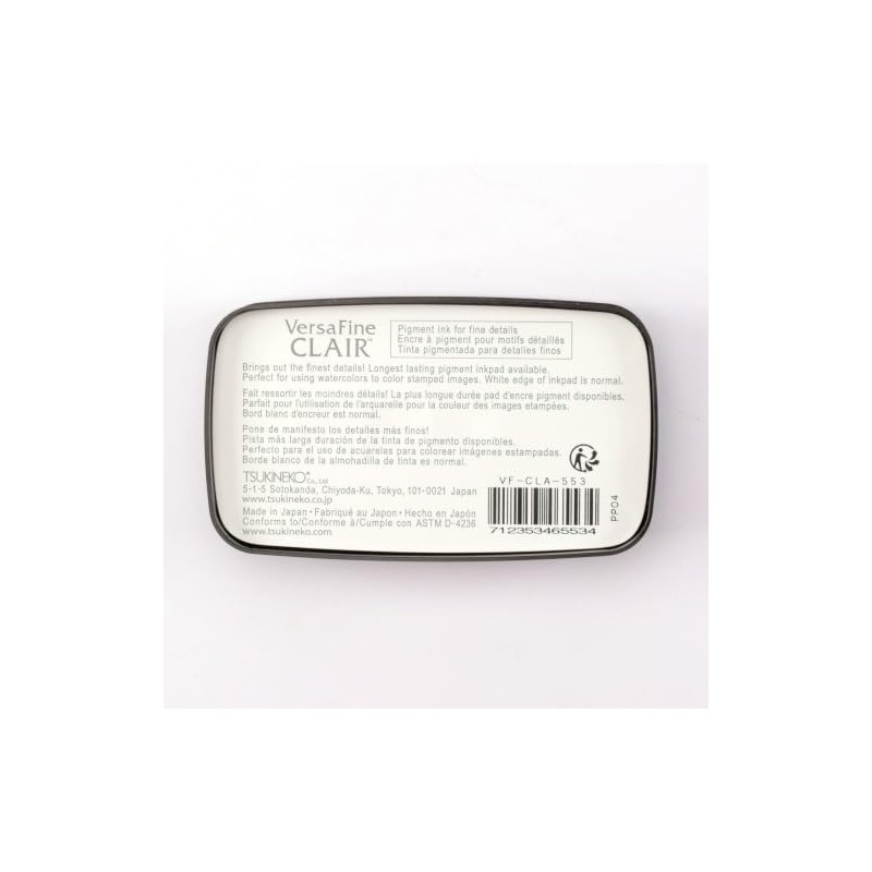 Tsukineko VersaFine Clair Ink Stamping Green, Spruce-Large-Opaque, Waterproof, Archival-Embossing, pad