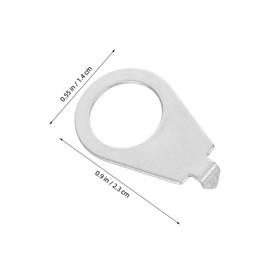 WHAMVOX 2pcs Guitar Knob Position Pointers Knob Indicators Plate for Electric Guitar Enhancing Precision Visibility Under Stage Lighting Durable Washer Design