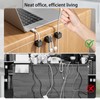 Magnetic Cable Clips 80 Pack Cord Organizer Holder - Adjustable