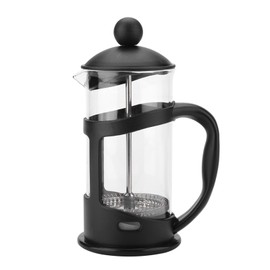 Portable Stainless Steel Glass Cafetiere French Press Maker Home Office Tea Coffee Pot(800mL)