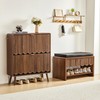 ORRD Shoe Storage Cabinet for Entryway with 2 Flip Drawers,