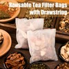 900 Pcs Empty Tea Bags 5.5x7cm Reusable Tea Bags with