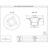 SereneDrains 2 Inch Shower Drain Base for Linear Square Shower