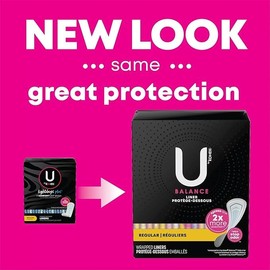 U by Kotex Lightdays Plus Absorbent Liners 40ct