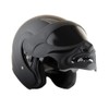 1Storm Motorcycle Open Face Fiber Glass Dual Visor Helmet Scooter