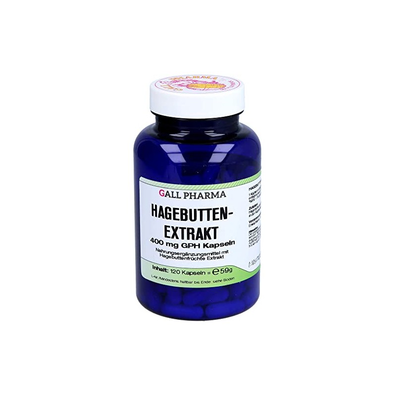 Rosehip Extract 400 mg GPH Capsules Pack of 120
