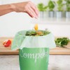 100% Compost Bags for Kitchen Countertop Compost Bin - 1,