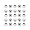 sourcing map Pack of 25 Precision Steel Balls 6 mm