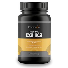 Vitamina D3 + K2 con MCT Oil | Suplemento Alimenticio | Alta Potencia | Bienestar General y Apoyo Diario | Uso diario