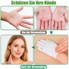 AXERHK Cotton Gloves, White, Cotton Gloves, 8 Pairs Soft White