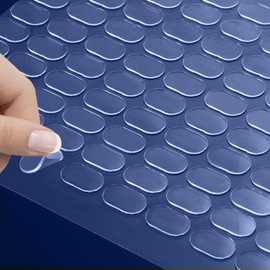 bihijua 300pcs Transparent Double-Sided Glue Dots - Strong and Traceless Adhesive Stick dots for Photos, Poster Versatile Office & Home，Festival Party Decorations, etc