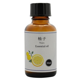 Natural 100% Yuzu Oil, 1.0 fl oz (30 ml), Aroma Oil, Yuzu Essential Oil, Yuzu Oil