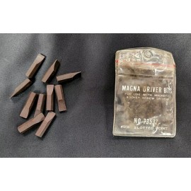 MAGNA QTY 10 (1PK) NEW SK TOOLS 73532 #5-6 MAGNA DRIVER BITS MADE IN USA