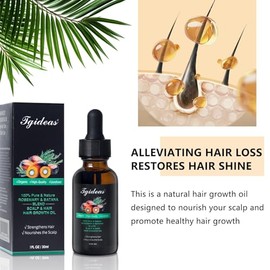 Aceite de romero orgnico para el crecimiento del cabello infundido con aceite de tratamiento fortalecedor del cabello Batana para todo tipo de...     