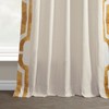 HPD Half Price Drapes Bordered Solid Cotton Curtains for Bedroom