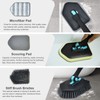 Long Handled Scrub Brush for Shower,3-in-1 Cleaning Brushes with 3