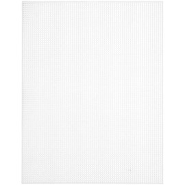 7 Holes per inch Ultra Stiff Plastic Stitching Canvas, 12 inch x 18 inch