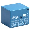 Weasch 2Pcs PCB Power Relay SRD-12VDC-SL-C, DC 12V Coil, 10A