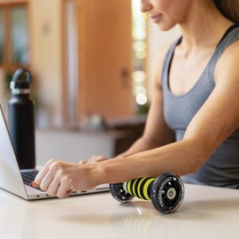 TRIGGERPOINT 22105 Nano LTE Multi Massage Roller, Black/Lime (Myofascial Release)
