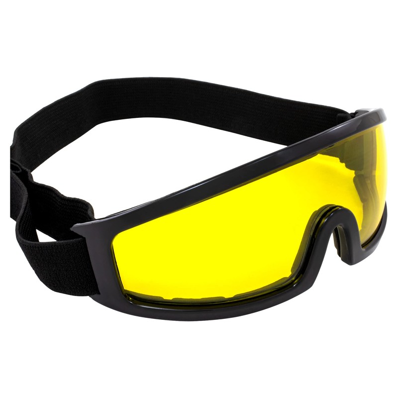 Birdz Eyewear Robin Sport Skydiving Snowboarding Motorcycle Riding Goggles (Yellow)