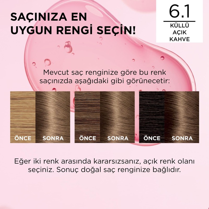 L'Oréal Paris Excellence Creme Hair Colour - 6.1 Dark Sandral