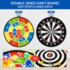 Dartboard Children's Toy 29 Inch Double-Sided Dartboard with Sticky Balls