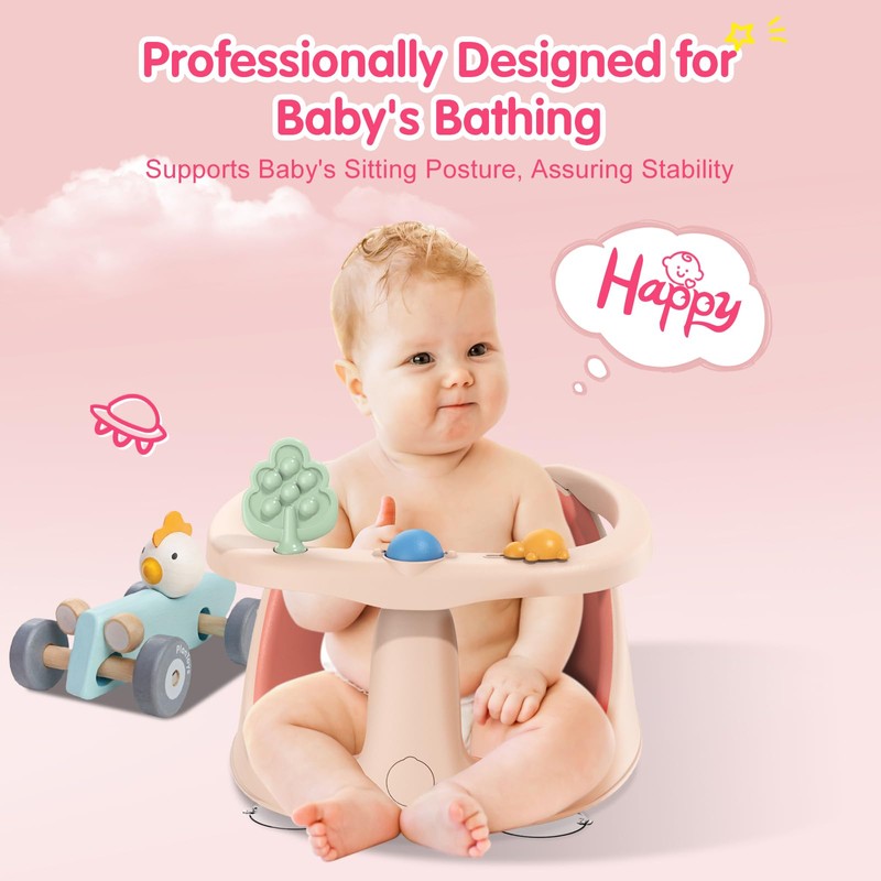 Baby Bath Seat for Babies 6 Months & Up, Non-Slip