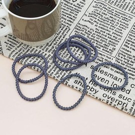 Rope rubber band 10p gray / 로프 고무줄 10p 그레이